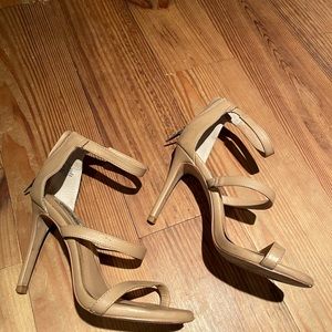 Steve Madden Strappy Nude Heels